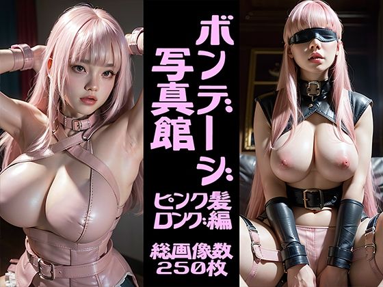 【ボンデージ写真館 ピンク髪ロング編】AIグラビア出版「AI DOOLs」