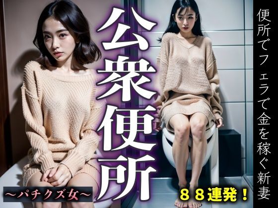 【【公衆便所】パチンコにハマった新妻が便所でフェラして金を稼ぎまくる！】オムニバス企画