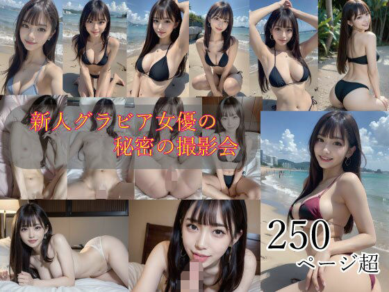 【新人グラビア女優の秘密の撮影会】AIコスプレ美女