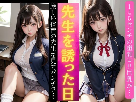 【145センチの童顔ロリ巨乳が先生を誘惑！厳しい体育の先生にパンチラ攻撃スペシャル】激安変態仮面