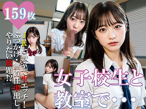 【ギャルっぽいJKと教室でエッチしちゃうCG集】港区物語