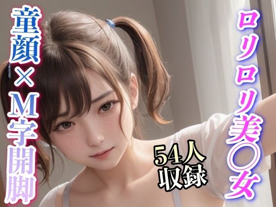 【ロリロリ美少女 童顔 M字開脚 54人収録】妄想くらぶ