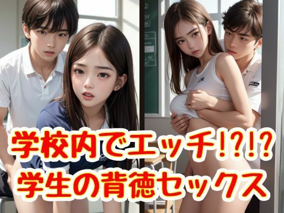 【処女JKが彼氏と初H！学校内での背徳着衣セックス画像を作ってみた！】オンナだけが生きがい