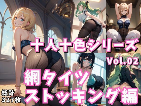 【十人十色シリーズ vol.02:網タイツ・ストッキング編:299＋28枚】スタジオ AI