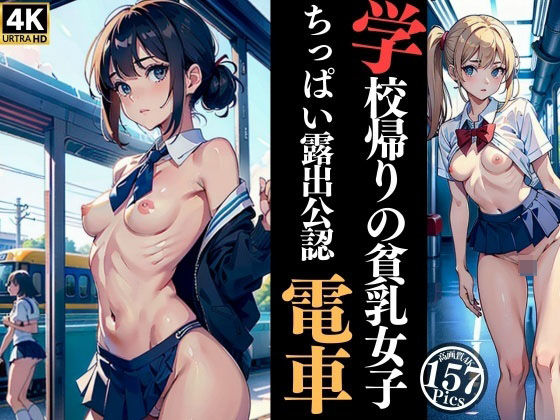 【学校帰りの貧乳女子 ちっぱい露出公認電車】割引OFFサークル