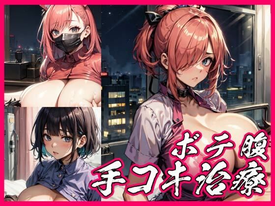 【手コキ奉仕するボテナース】takagi_studio
