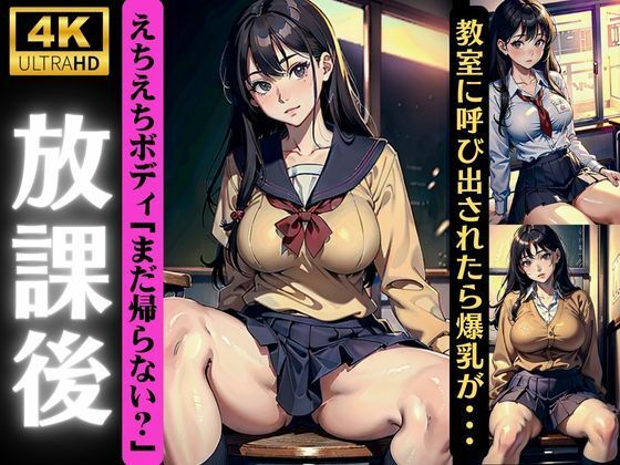 【放課後に教室に呼び出されたら爆乳美女が待っていた「まだ帰らないの？」とJK誘惑】レッドドラゴン企画
