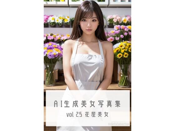 【AI生成美女写真集 vol25 花屋美女】Ai Girls Collection