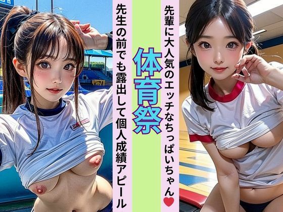【体育祭 〜先輩に大人気のエッチ大好きちっぱいちゃん！先生の前でも露出して個人成績アップを図る〜】えちえち研究所