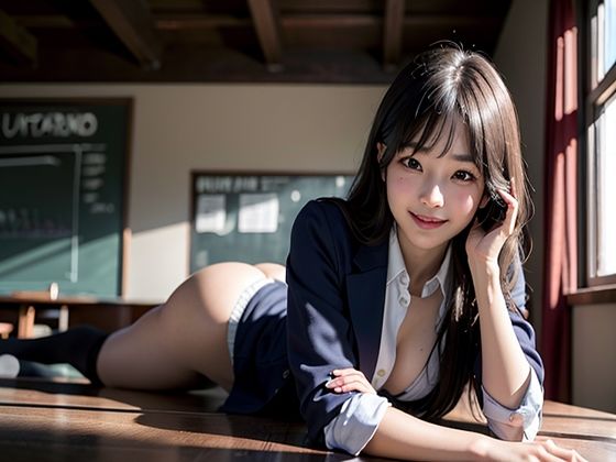 【女子校生との淫らな放課後】きな粉餅