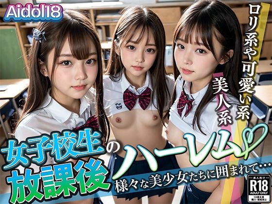 【女子校生の放課後ハーレム】Aidol18
