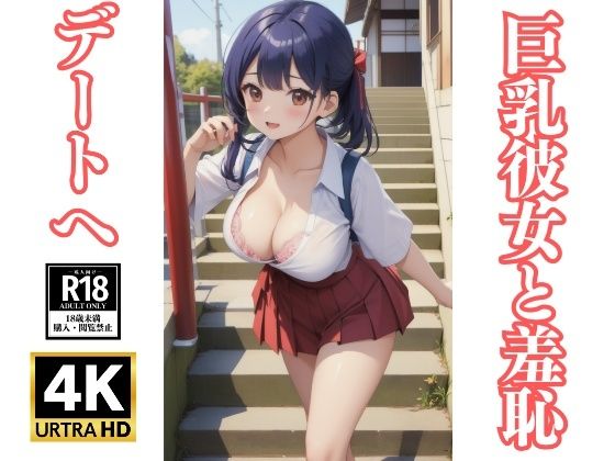 【巨乳彼女と羞恥デートへ〜はみ出るおっぱいに周りの視線の的に…】美女-LABO