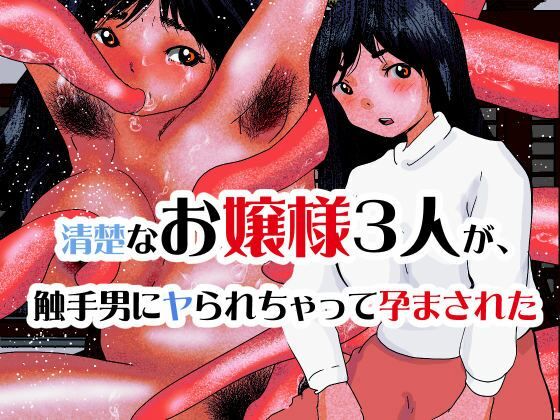 【清楚なお嬢様3人が、触手男にヤられちゃって孕まされた】ぼーぼーず