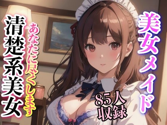 【美女メイド 清楚系メイド あなたに尽くします 85人収録】妄想AI