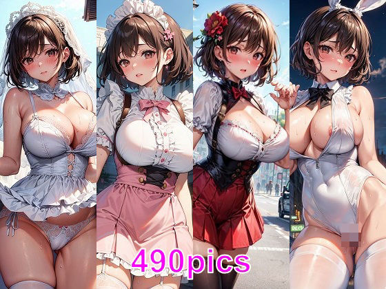 【お母さんが可愛すぎるので、土下座してコスプレ写真集のモデルになってもらったCG集】妄想サチュレーション