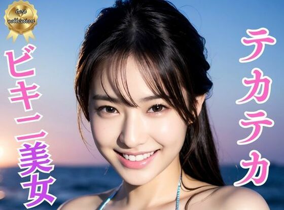 【テカテカ巨乳ビキニ美女〜真夏の撮影会とポロリ〜淫臭が染み込んだ体】巨乳美女