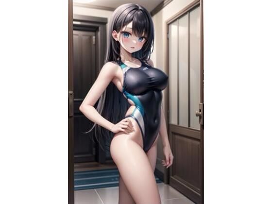【【R-15】長髪競泳水着少女CG集】ふぉふぉ狐