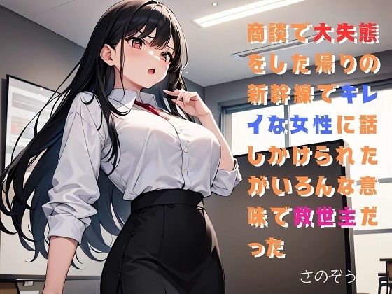 【【小説】商談で大失態をした帰りの新幹線でキレイな女性に話しかけられたがいろんな意味で救世主だった】さのぞう