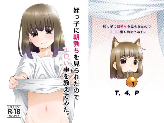 【姪っ子に朝勃ちを見られたのでエロい事を教えてみた。】T.4.P