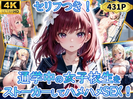 【通学中の女子校生をストーカーしてハメハメSEX！！！】優品工房