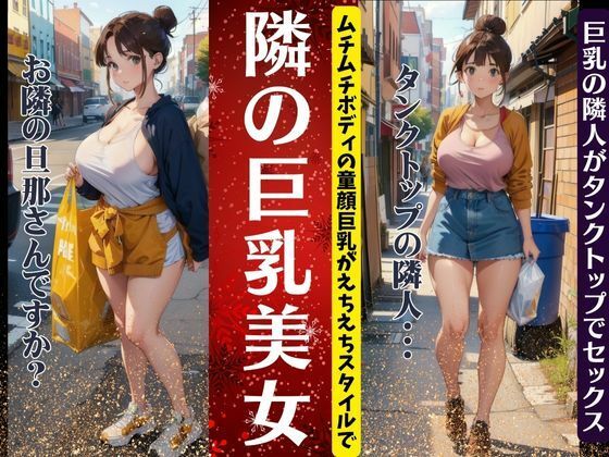 【隣の巨乳美女｜ムチムチボディの童顔巨乳がえちえちスタイルのタンクトップ】ぷにぷに研究所