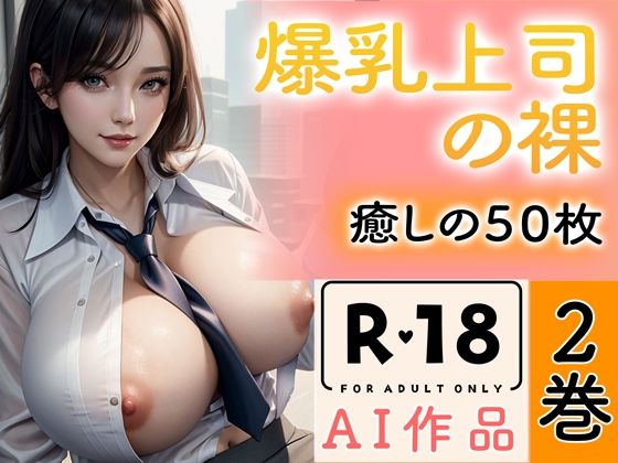 【【R18写真集】爆乳上司の裸。癒しの50枚〜2巻〜】ぬきぬき爆乳【AI実写】