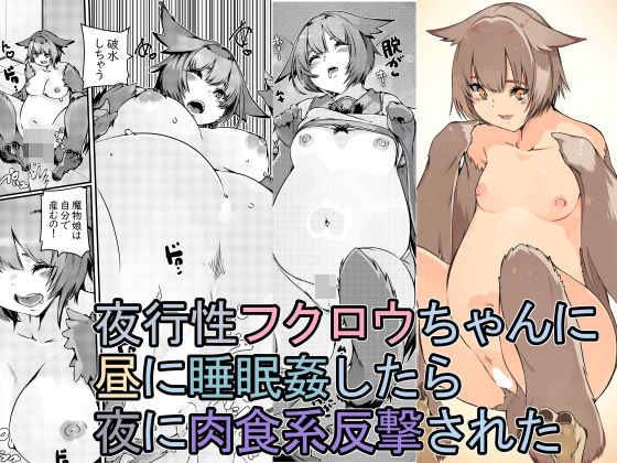 【夜行性フクロウちゃんに昼に睡眠姦したら夜に肉食系反撃された】佐倉さくさく