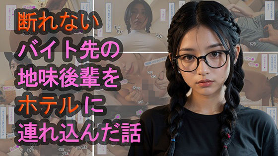 【断れないバイト先の地味後輩をホテルに連れ込んだ話】第3ボタン
