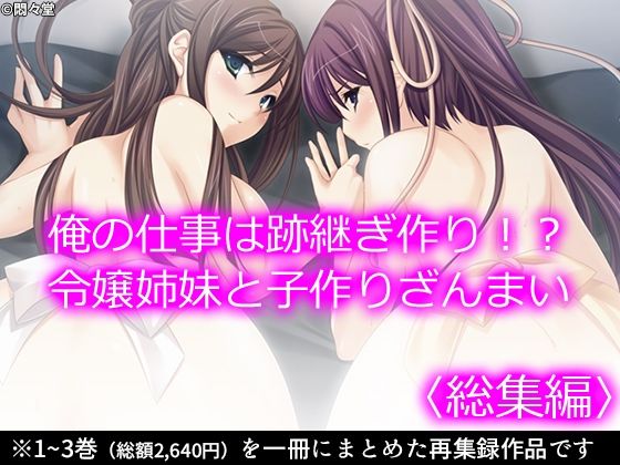 【俺の仕事は跡継ぎ作り！？令嬢姉妹と子作りざんまい ＜総集編＞】悶々堂
