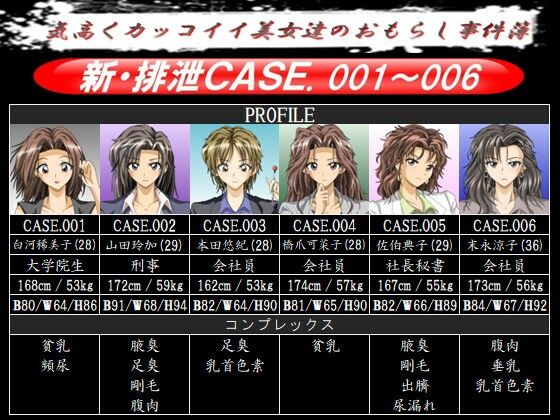 【新・排泄CASE.001〜006】ggg企画
