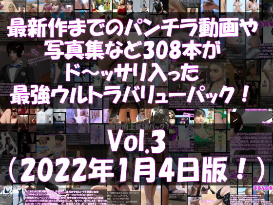 【最新作までのパンチラ動画や写真集など308本がドッサリ入った最強ウルトラバリューパック！Vol.3（2021年11月18日版！）】Libido-Labo