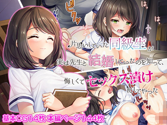【片思いしていた同級生が実は先生と結婚していたのを知って、悔しくてセックス漬けにしてやった】Akari blast！