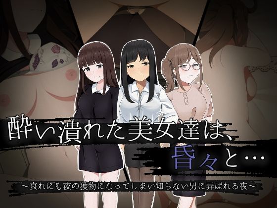 【酔い潰れた美女達は、昏々と… 〜哀れにも夜の獲物になってしまい知らない男に弄ばれる夜〜】ほわいとすのー