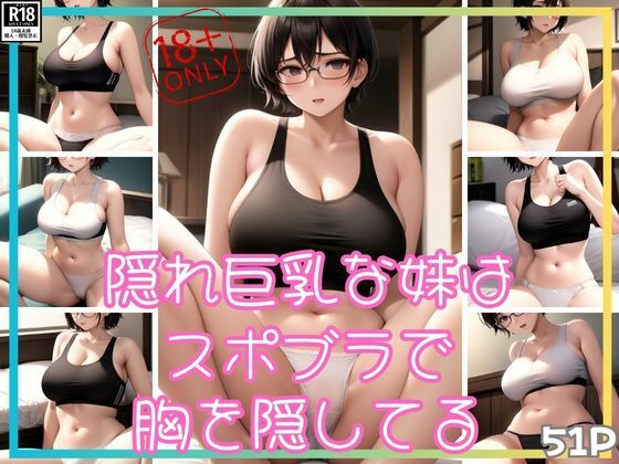 【隠れ巨乳な妹はスポブラで胸を隠してるらしい】ボインの時間