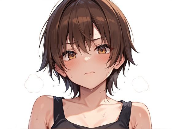 【ボーイッシュ少女と汗だくSEX】machua