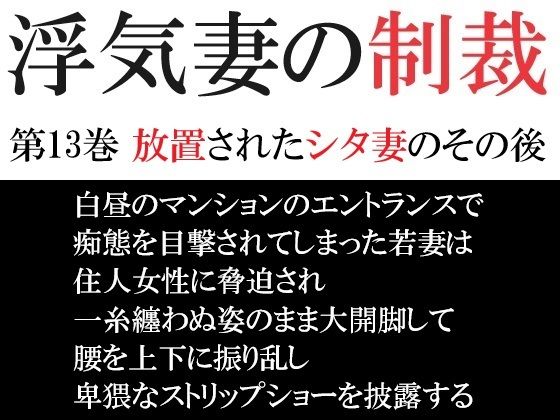 【浮気妻の制裁 第13巻 放置されたシタ妻のその後】海老沢 薫