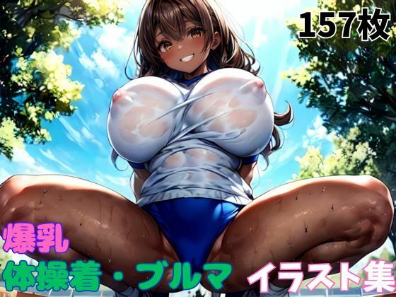 【爆乳体操着・ブルマイラスト集】タマナシノオオカミ