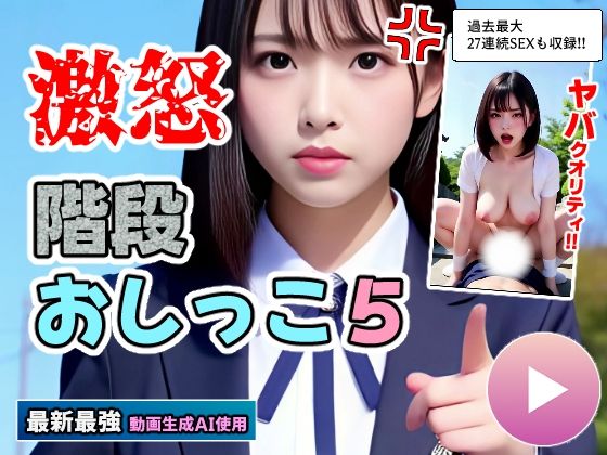 【階段おしっこ5 女子校生〜激怒罵倒おしっこ＆27連続生ハメSEX〜】コメットパンチ