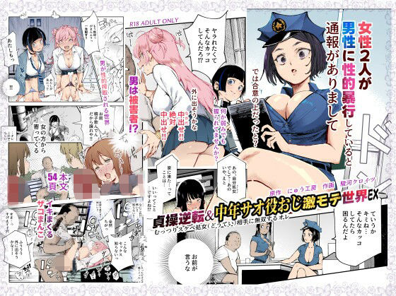 【貞操逆転＆中年サオ役おじ激モテ世界EX むっつりスケベ処女（どうてい）相手に無双するオレ】にゅう工房