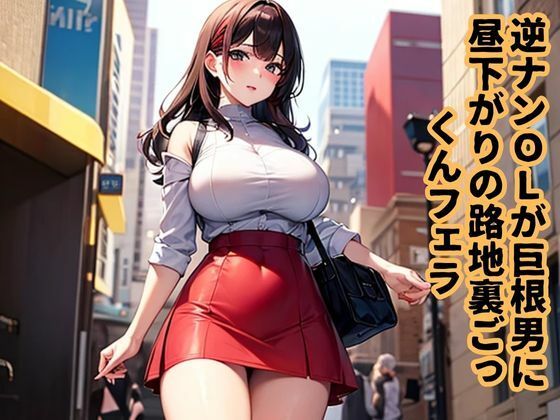 【逆ナンOLが巨根男に昼下がりの路地裏ごっくんフェラ】南花音