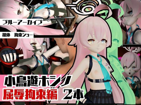 【ブルーアーカイブの小鳥遊ホシノ生誕祭、誕生日ということで拘束調教動画2本セット！】異世界転生