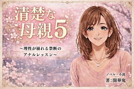 【清楚な母親5 〜理性が崩れる禁断のアナルレッスン〜】開華鬼
