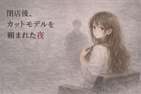 【閉店後、カットモデルを頼まれた夜 ―少しだけのはずが―】夜の灯る部屋