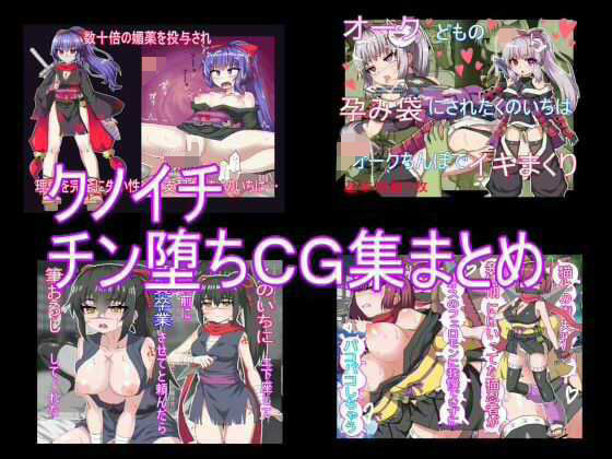 【クノイチチン堕ちCG集まとめ】エクスペリメン道