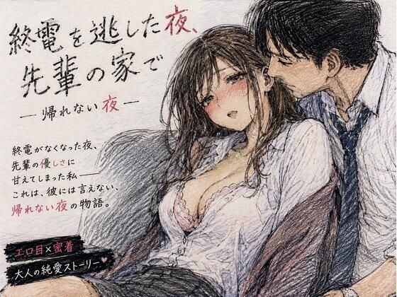 【終電を逃した夜、先輩の家で ―帰れない夜―】月明かりのあと