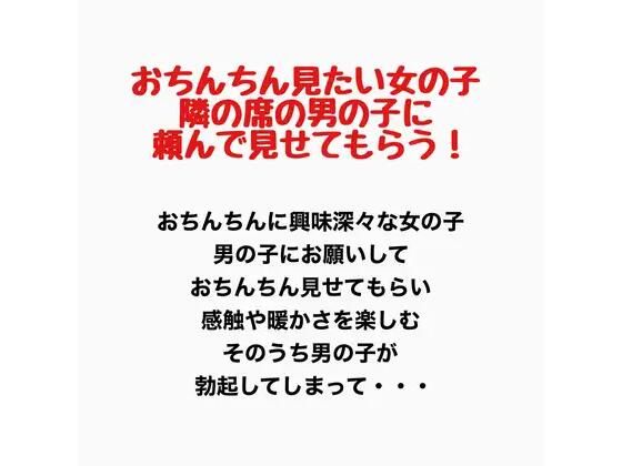 【おちんちんが見たい女の子、隣の席の男の子に頼んで見せてもらう！】羞恥の星空 CFNM/CMNF