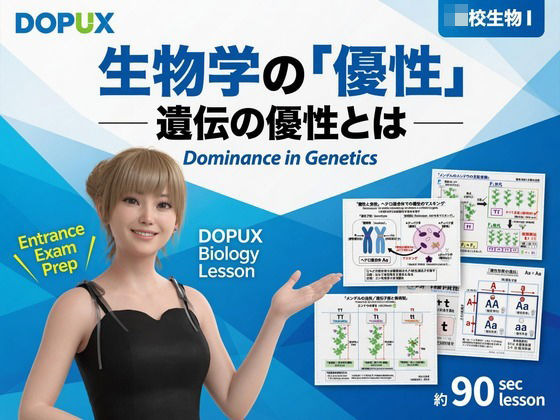 【【▲20】一ノ瀬廻里 大学に進学し強豪予備校『DOPUX（ドピュックス』で生物I，IIを教える名物講師に！（Vol.012:優性）】Libido-Labo
